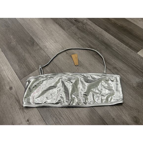 Skims Signature Swim Bandeau Top Nickel Size 2X NWT - Picture 1 of 3